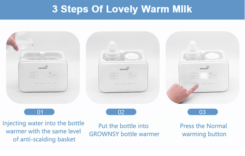3 تنظیم دمای شیر