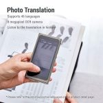 دستگاه مترجم زبان همراه برای ترجمه عکس با دوربین