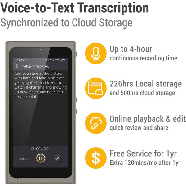 دستگاه مترجم همراه برای ترجمه صدا به متن