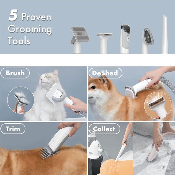 ست نظافت حیوانات خانگی با 5 ابزار